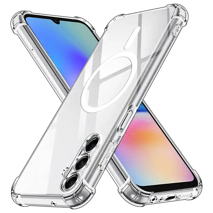 Techsuit Samsung Galaxy S25 Ultra 5G MagSafe Shockproof Clear Silicone Θήκη Σιλικόνης - Διάφανη