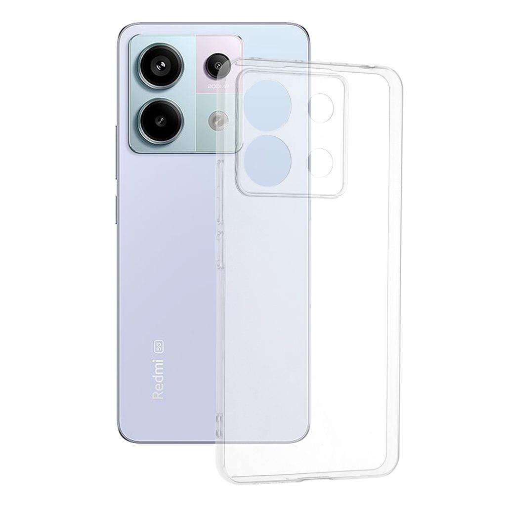 Techsuit Xiaomi Redmi 13 / Poco M6 4G Shockproof Clear Silicone Θήκη Σιλικόνης - Διάφανη