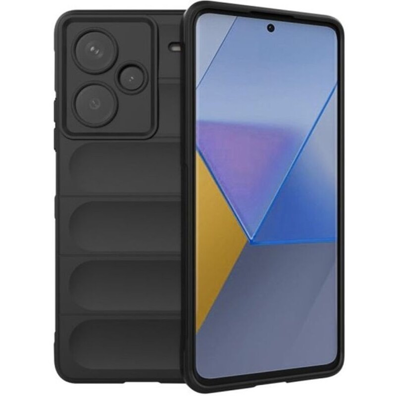 Techsuit Xiaomi Redmi 13 / Poco M6 4G Magic Shield Θήκη Σιλικόνης TPU - Black