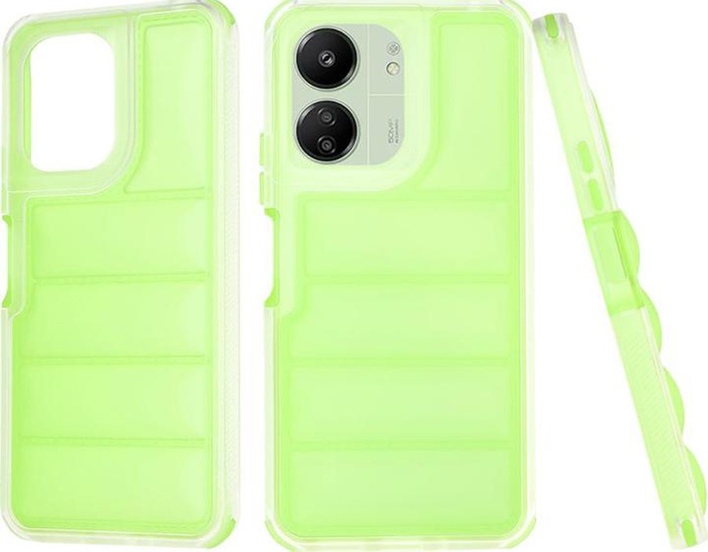 Techsuit Xiaomi Redmi 13 / Poco M6 4G Wave Shield Θήκη Σιλικόνης TPU - Green