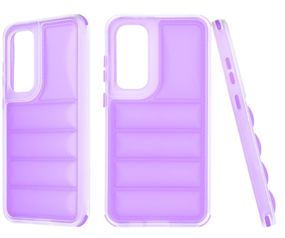 Techsuit Samsung Galaxy S24 FE Wave Shield Θήκη Σιλικόνης - Violet