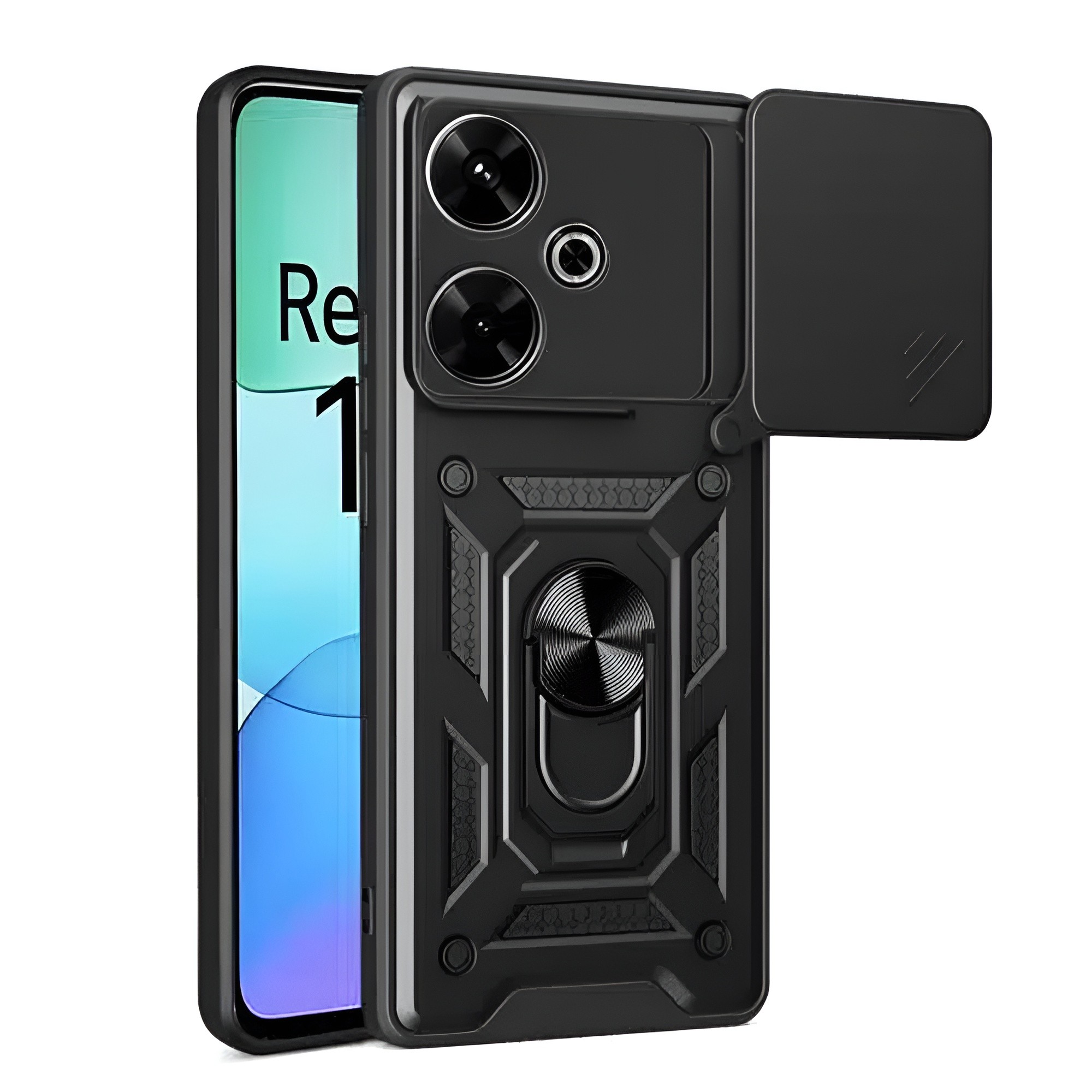 Techsuit Xiaomi Redmi 13 / Poco M6 4G CamShield Series Θήκη Σκληρή - Black