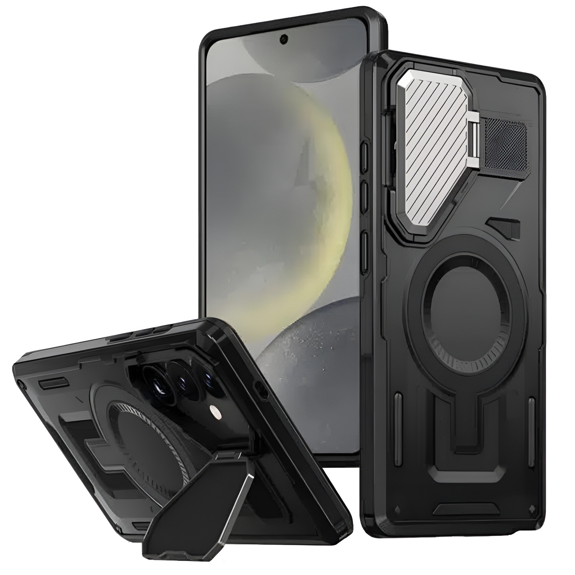 Techsuit Samsung Galaxy S24 CamVault Θήκη Σκληρή με Magsafe - Black