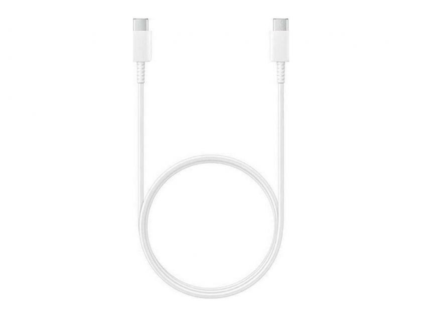 Samsung Original Καλώδιο USB-C to USB-C 1m White 3A (EP-DA705BWEGWW)