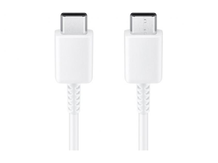 Samsung Original Καλώδιο USB-C to USB-C 1m White 3A (EP-DA705BWEGWW)