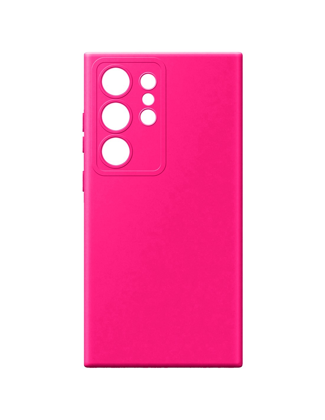 Forcell Samsung Galaxy S25 Ultra 5G Soft Touch Θήκη Σιλικόνης - Fuchsia