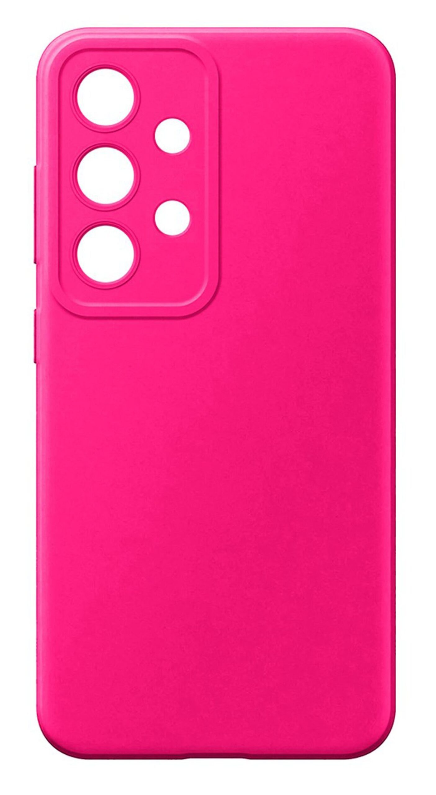 Forcell Samsung Galaxy A72 4G / A72 5G Soft Touch Θήκη Σιλικόνης - Fuchsia