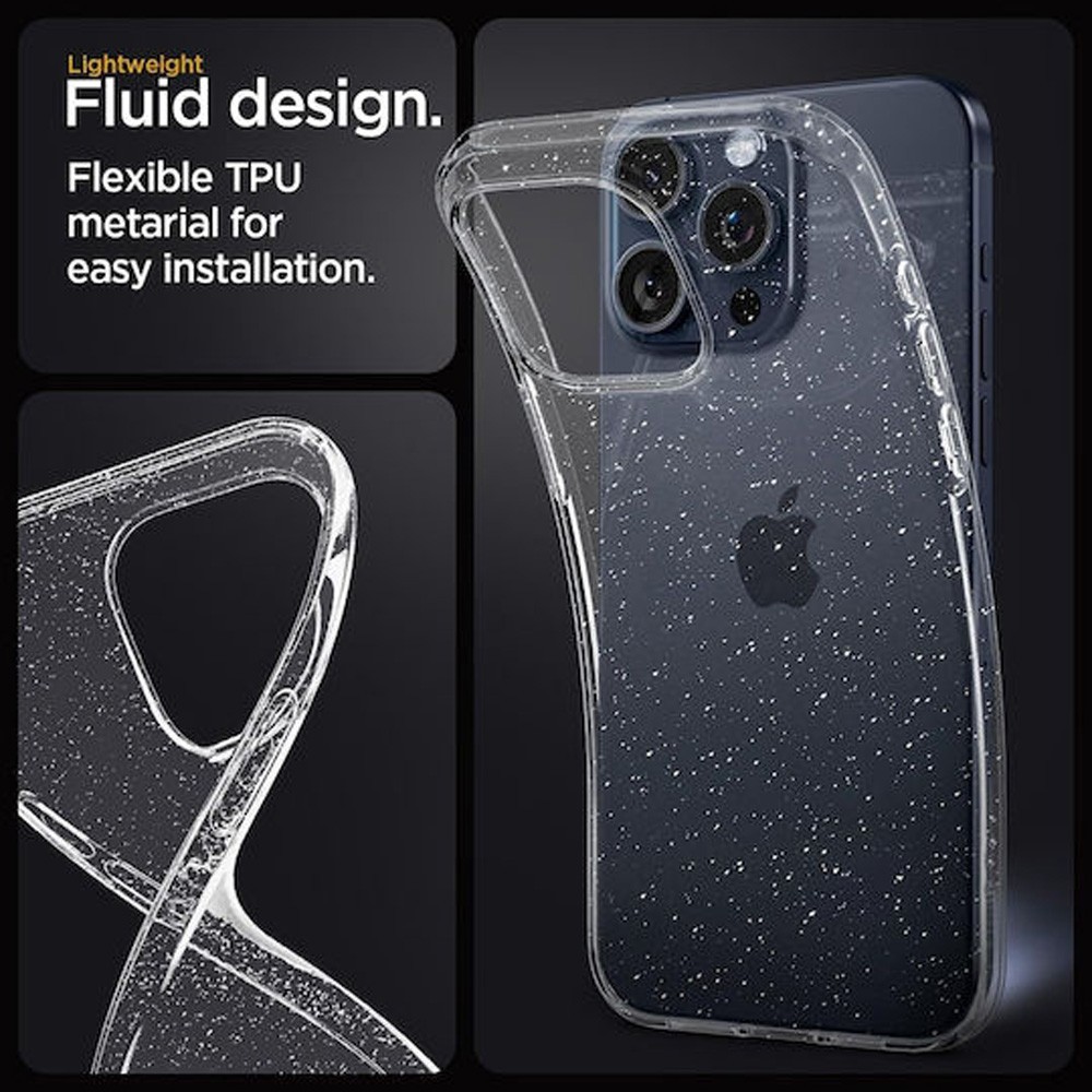 Techsuit Samsung Galaxy A25 5G SparkleSkin Series Θήκη Σιλικόνης - Διάφανη με Γκλίτερ
