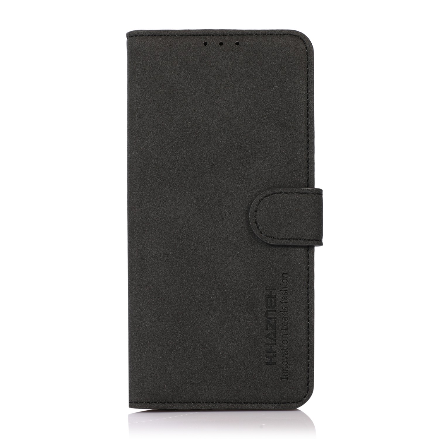 Khazneh iPhone 15 Pro Magnetic Θήκη Βιβλίο - Black