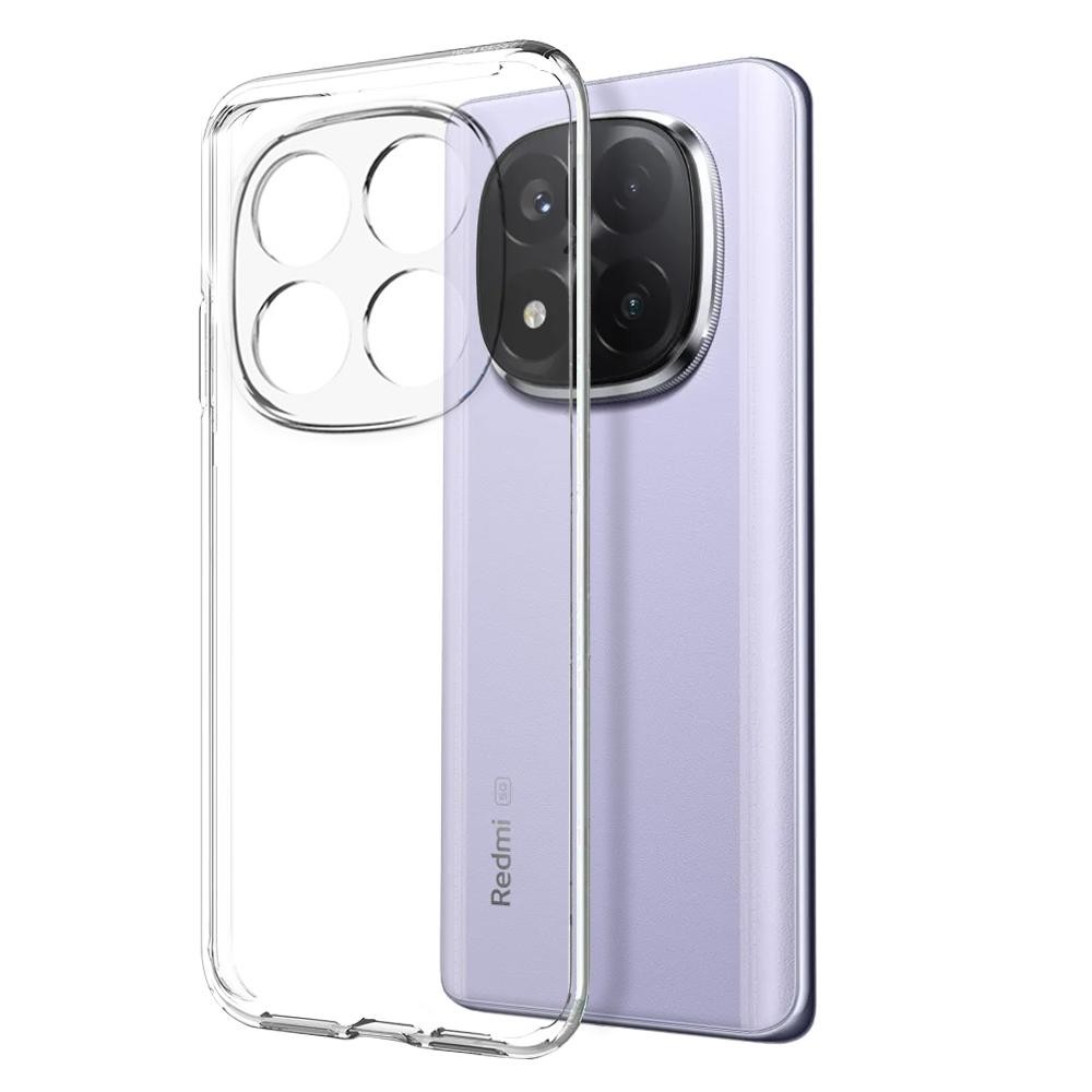 Northjo Xiaomi Redmi Note 14 Pro 5G 2 in 1 Case Screen Protector Tempered Glass - Clear