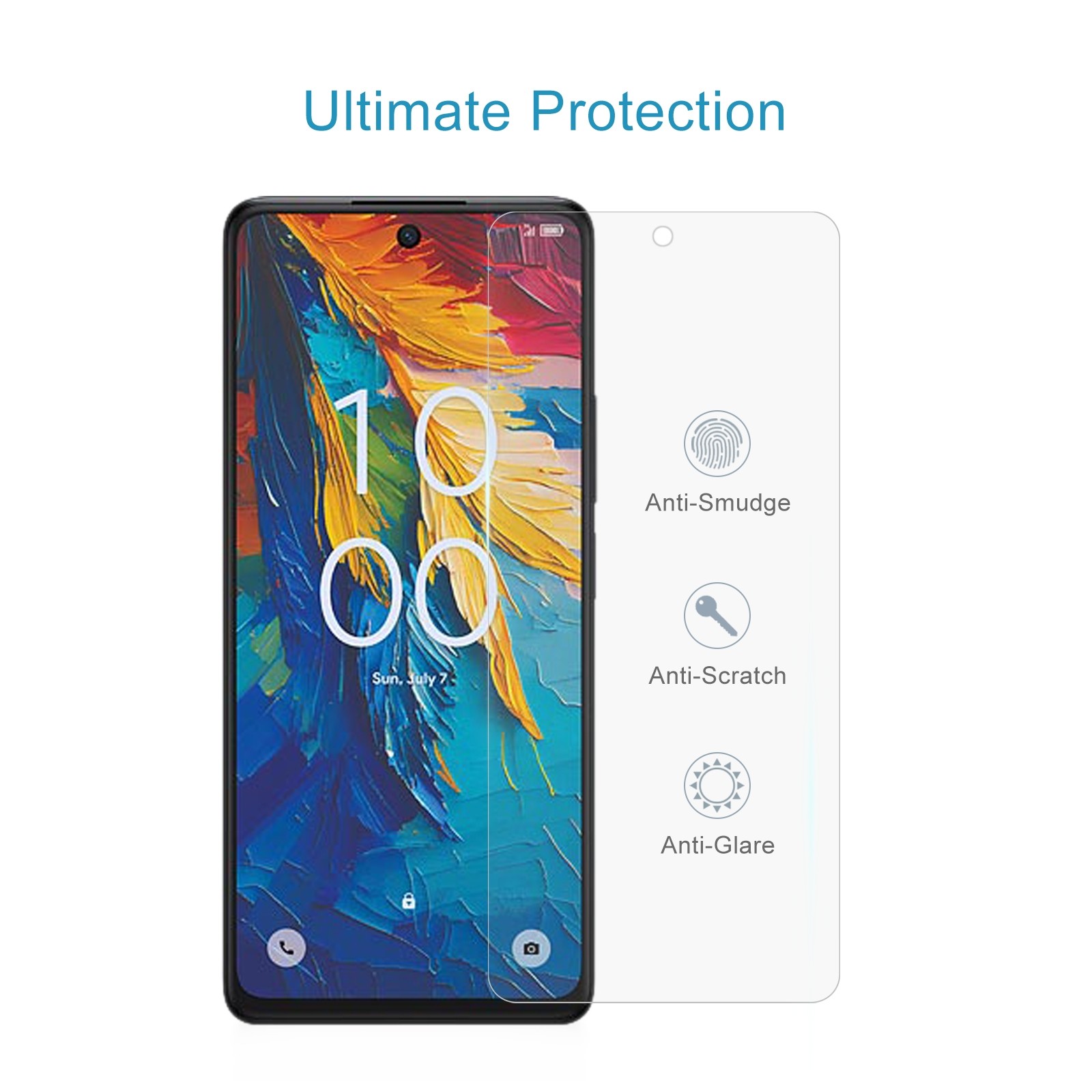 TCL 50 NXTpaper 5G Προστασία Οθόνης Tempered Glass