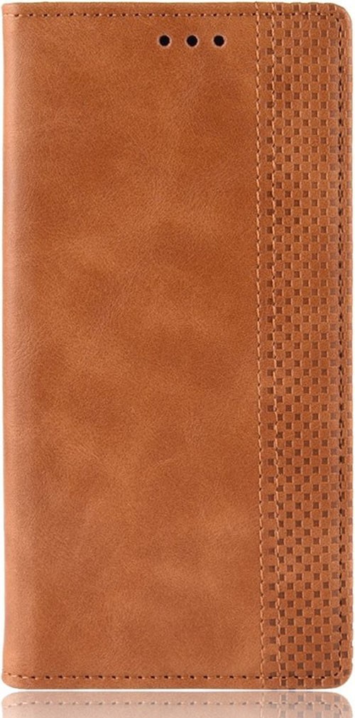 Tel1 TCL 50 NXTpaper 5G/ 50 Pro NXTpaper 5G Horizontal Magnet Θήκη Βιβλίο - Brown