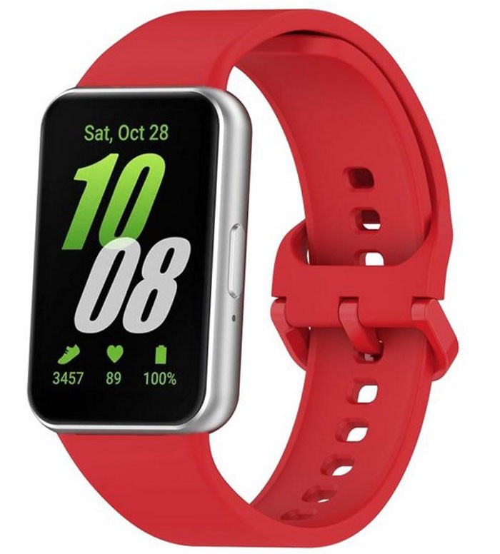 Λουράκι Samsung Galaxy Fit 3 Silicone Solid - Red