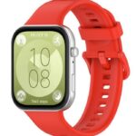 Λουράκι Huawei Watch Fit 3 / 4 / 4 Pro Silicone Solid Color - Red