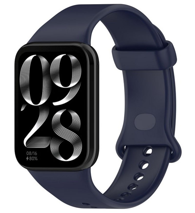 Λουράκι Xiaomi Smart Band 9 Pro / 8 Pro - Redmi Watch 4 / 5 Silicone Solid Color - Dark Blue