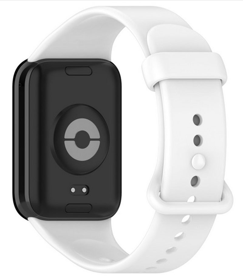 Λουράκι Xiaomi Smart Band 9 Pro / 8 Pro - Redmi Watch 4 / 5 Silicone Solid Color - White