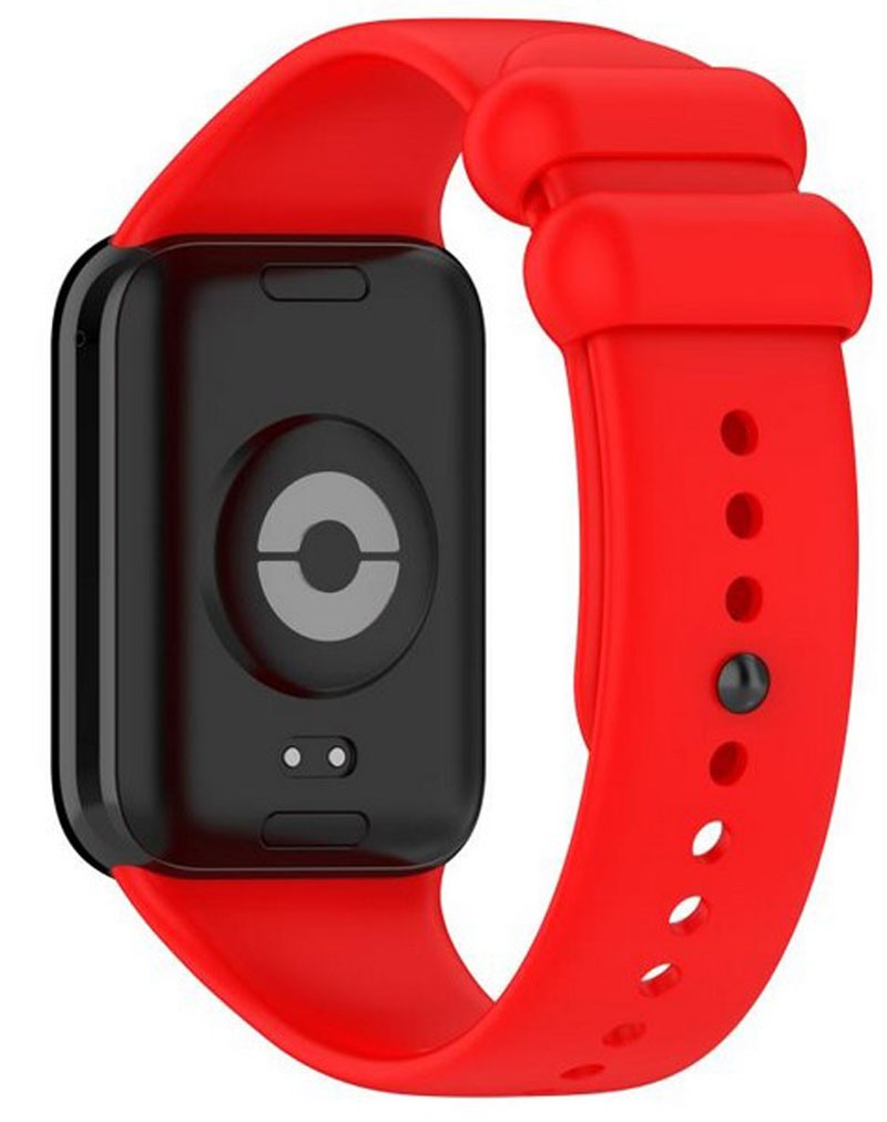 Λουράκι Xiaomi Smart Band 9 Pro / 8 Pro - Redmi Watch 4 / 5 Silicone Solid Color - Red