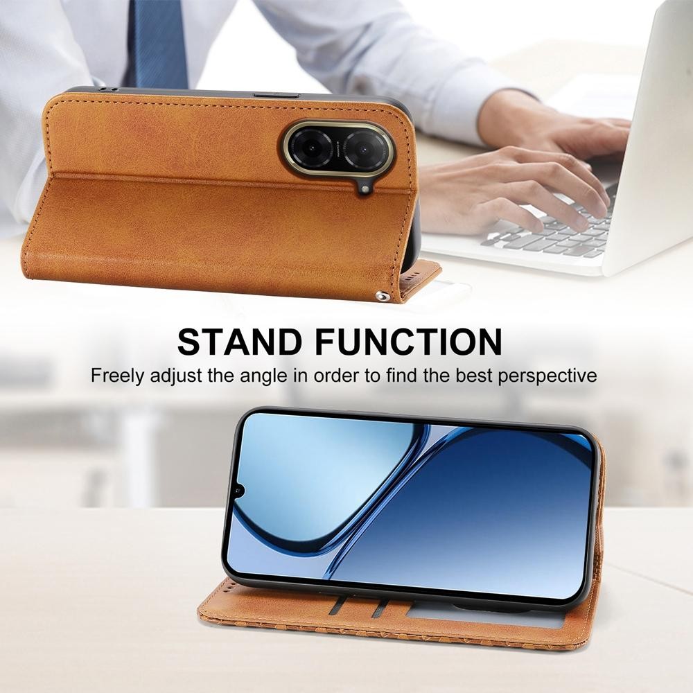 Tel1 Xiaomi Redmi A5 Magnet Triangle Θήκη Βιβλίο - Brown