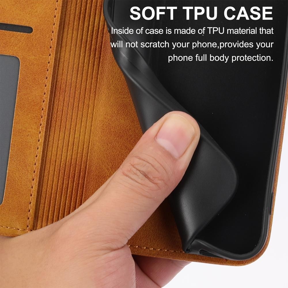 Tel1 Xiaomi Redmi A5 Magnet Triangle Θήκη Βιβλίο - Brown