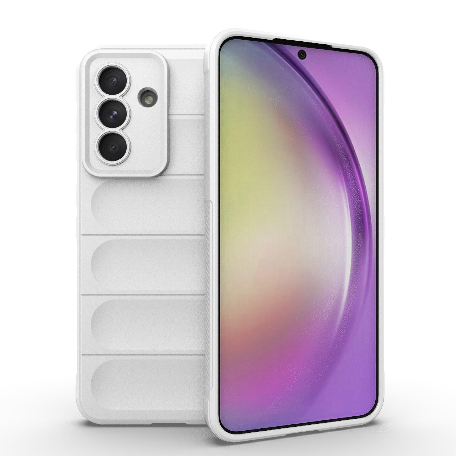 Forcell Samsung Galaxy A56 5G Magic Shield Θήκη Σιλικόνης - White