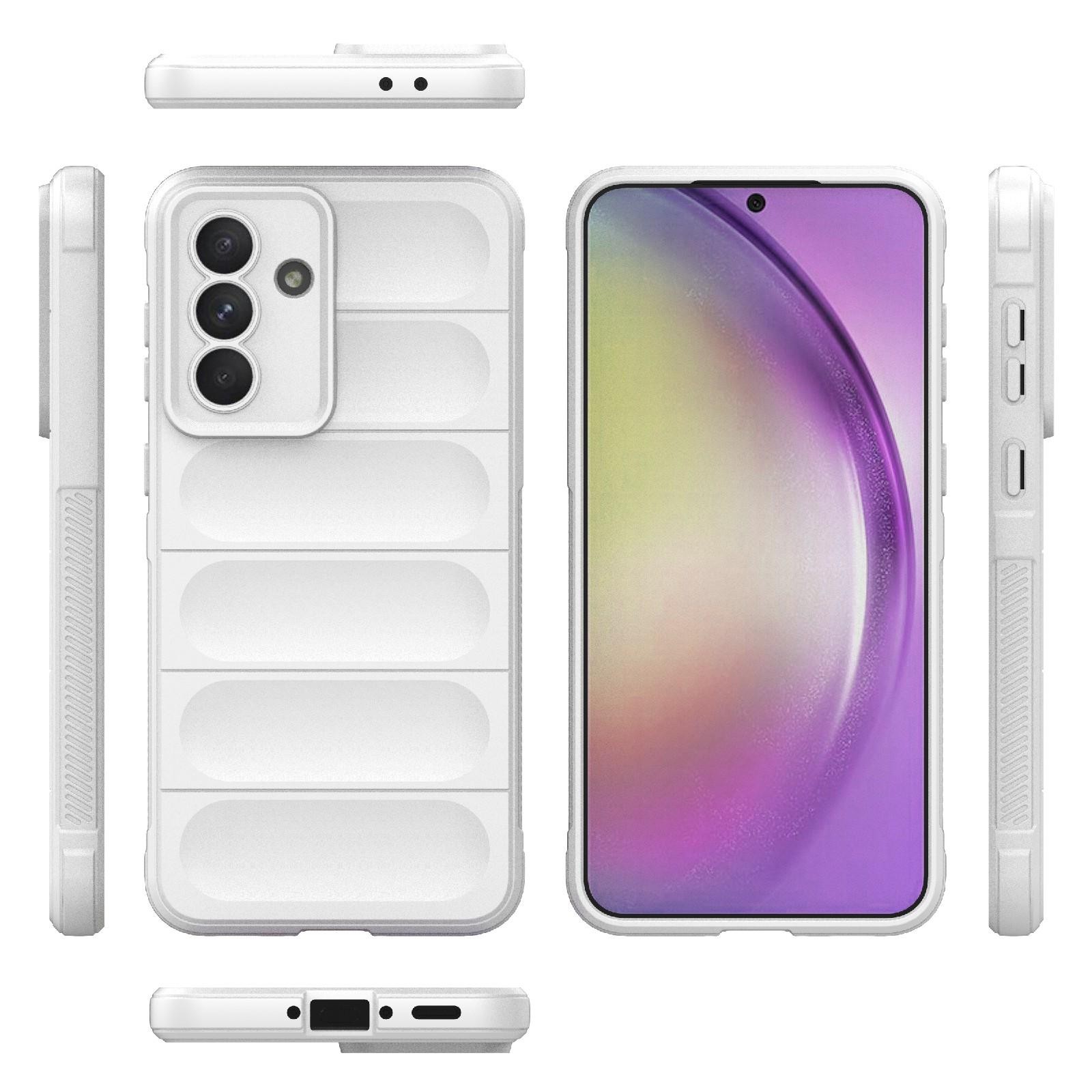 Forcell Samsung Galaxy A56 5G Magic Shield Θήκη Σιλικόνης - White
