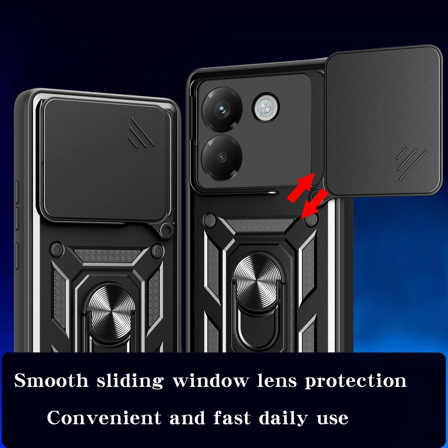 Forcell Xiaomi Poco M7 Pro 5G Camshield Protect Θήκη Σκληρή - Red