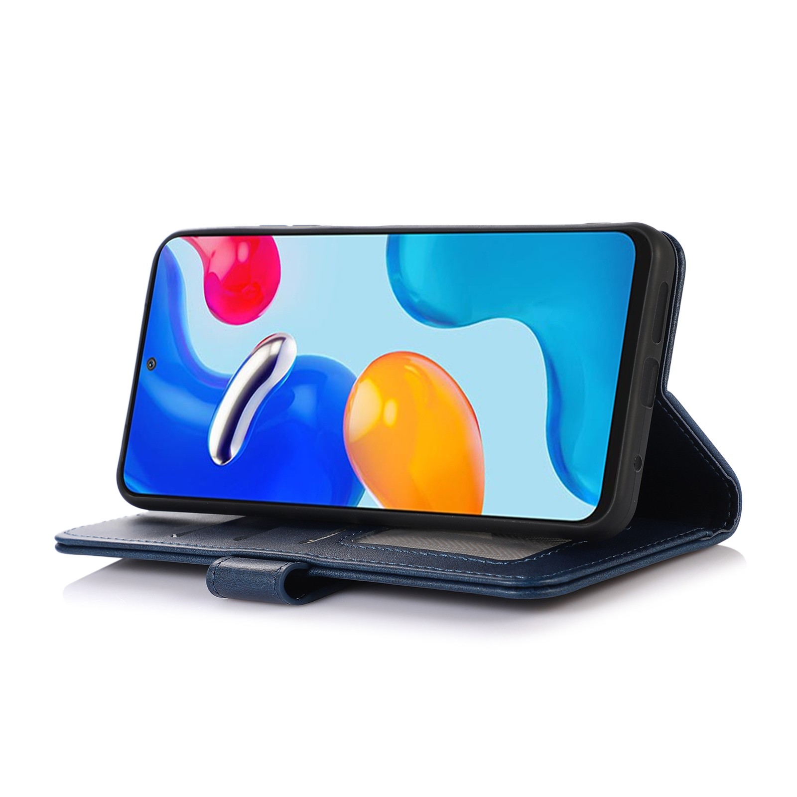 Tel1 iPhone 16 Magnetic Book Θήκη Βιβλίο - Dark Blue