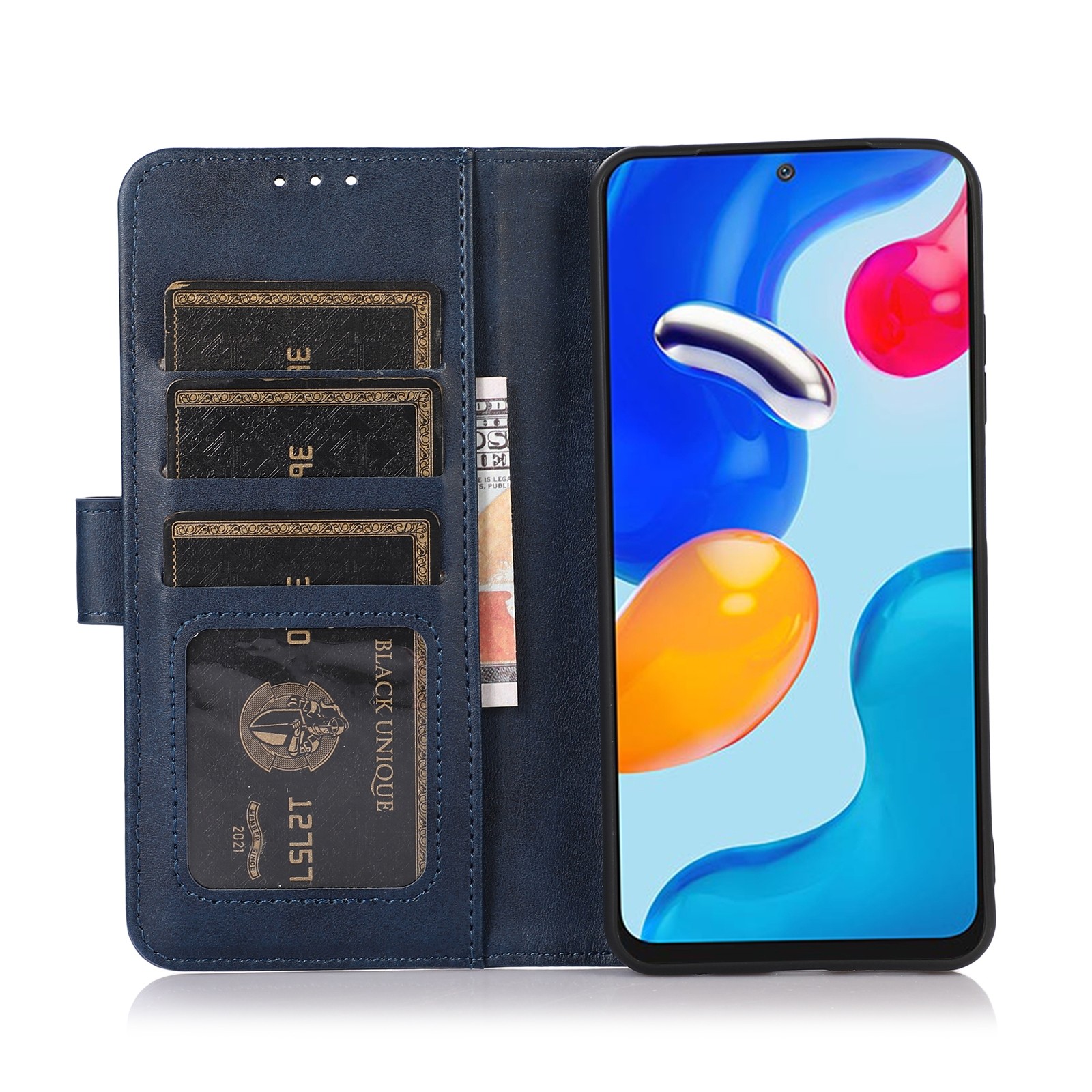 Tel1 iPhone 16 Magnetic Book Θήκη Βιβλίο - Dark Blue