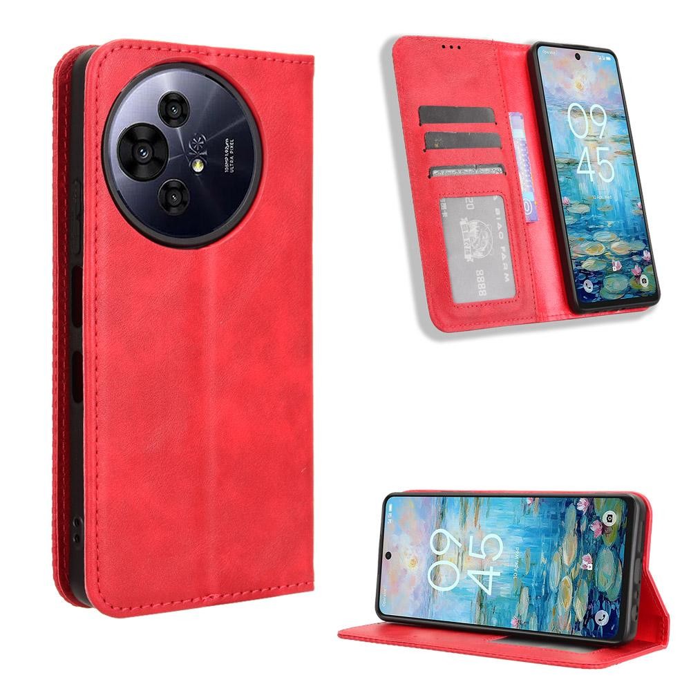 Tel1 TCL 50 NXTpaper 5G/ 50 Pro NXTpaper 5G Cubic Magnet Θήκη Βιβλίο - Red