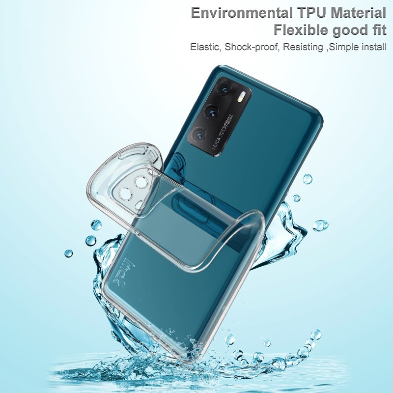 IMAK Xiaomi Redmi Poco M7 Pro Shockproof Clear Silicone Θήκη Σιλικόνης - Διάφανη