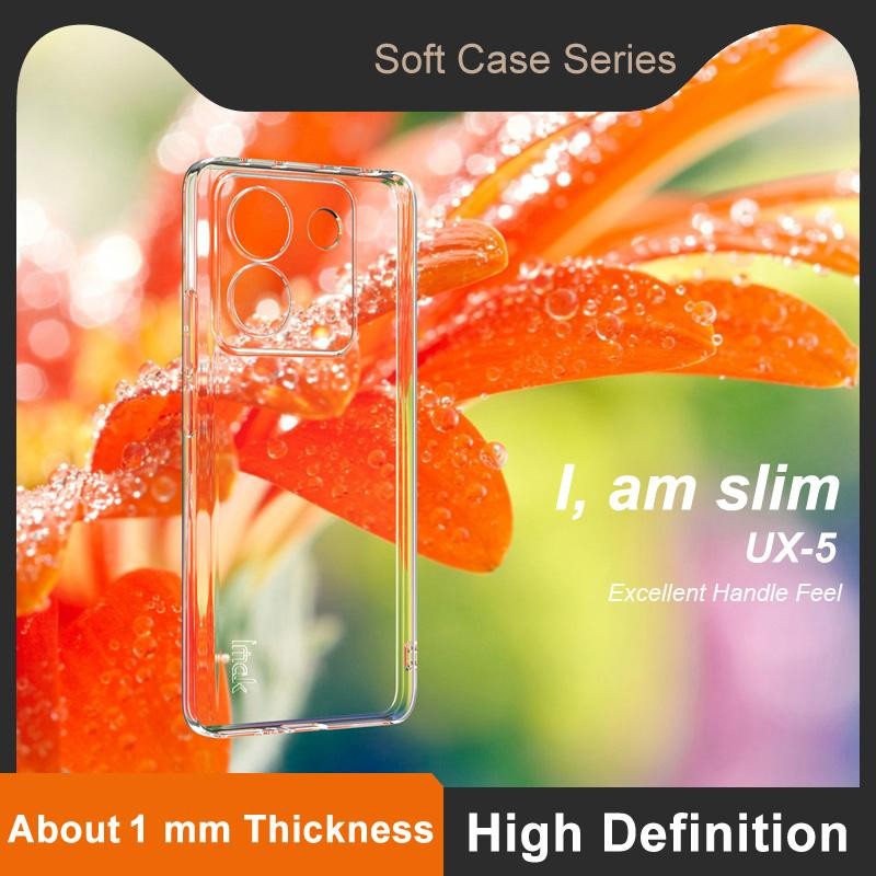 IMAK Xiaomi Redmi Poco M7 Pro Shockproof Clear Silicone Θήκη Σιλικόνης - Διάφανη