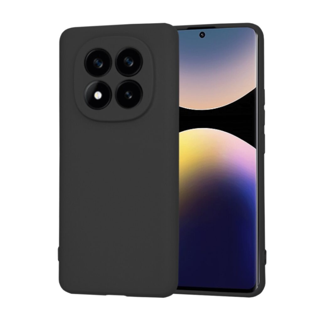 Forcell Xiaomi Redmi Note 14 Pro 5G Matt Θήκη Σιλικόνης - Black