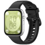 Λουράκι Huawei Watch Fit 3 / 4 / 4 Pro Silicone Solid Color - Black