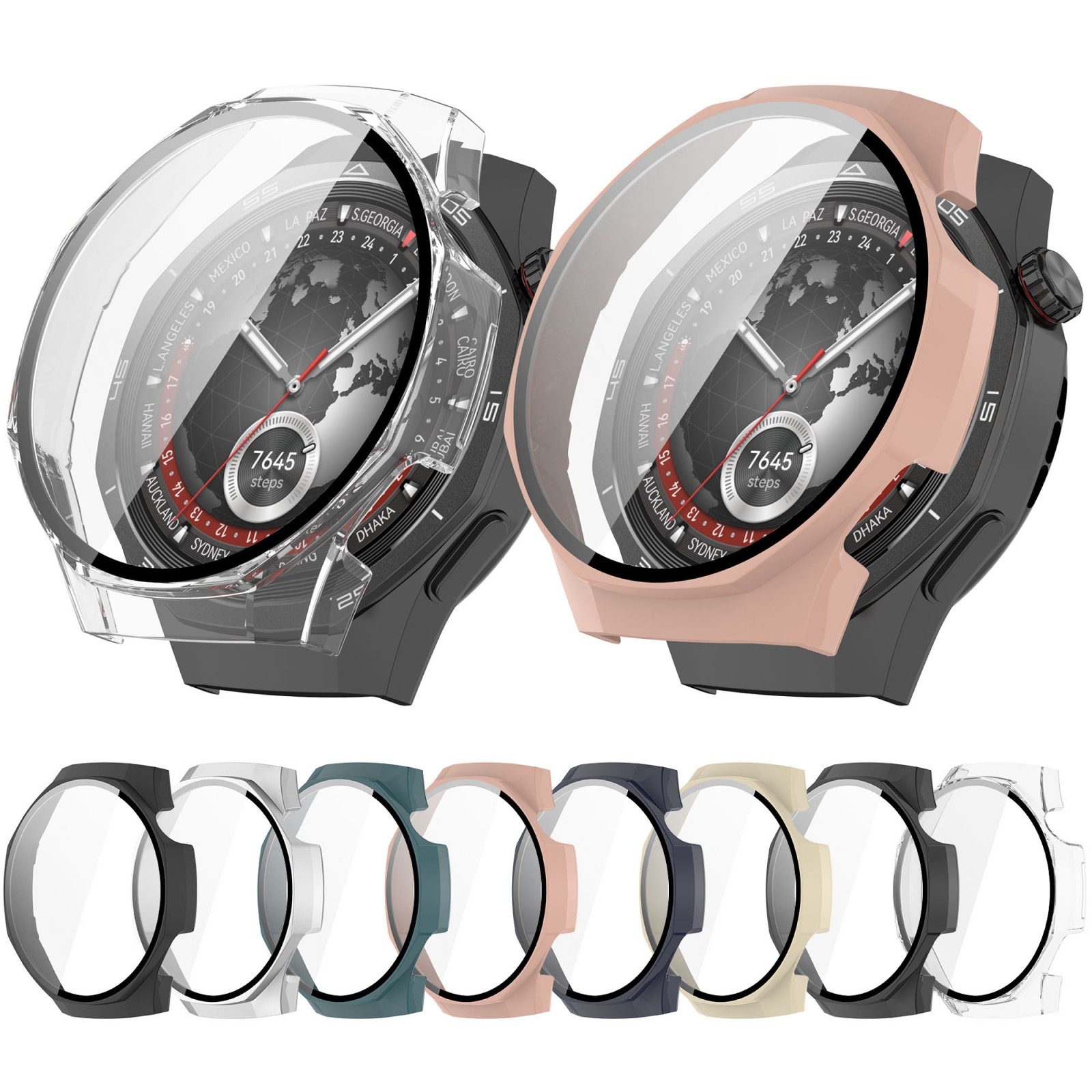 Huawei GT 5 Pro 46mm Screen Protector Θήκη με Τζαμάκι Προστασίας - Clear