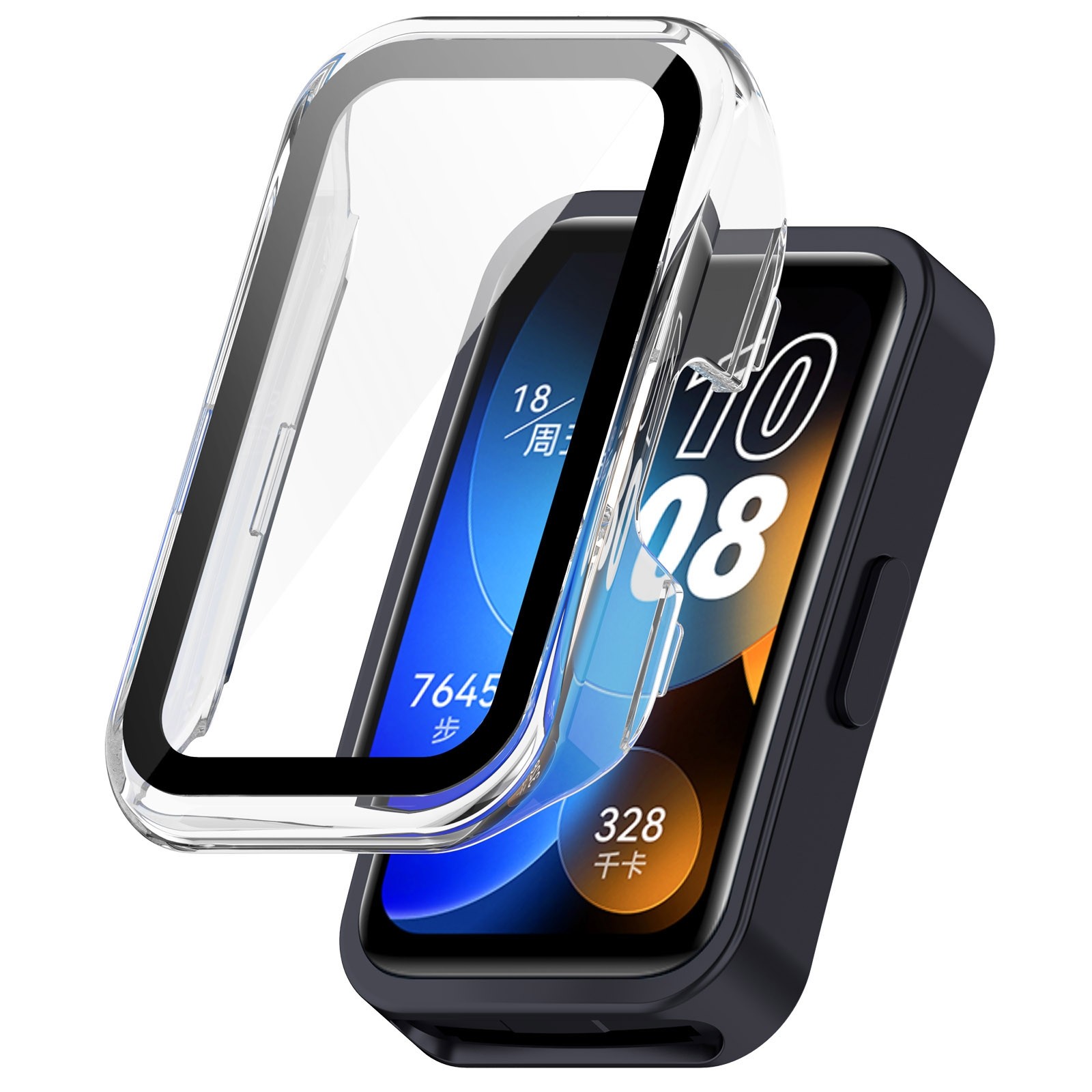 Huawei Band 10 / 9 / 8 Screen Protector Θήκη με Τζαμάκι Προστασίας Clear