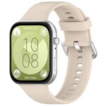 Λουράκι Huawei Watch Fit 3 / 4 / 4 Pro Silicone Solid Color - Beige