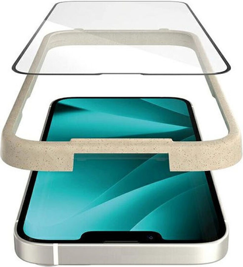 iPhone 14 Plus / 13 Pro Max Προστασία Οθόνης με Μαύρο Περίγραμμα Panzer Glass™ Full Face Tempered Glass