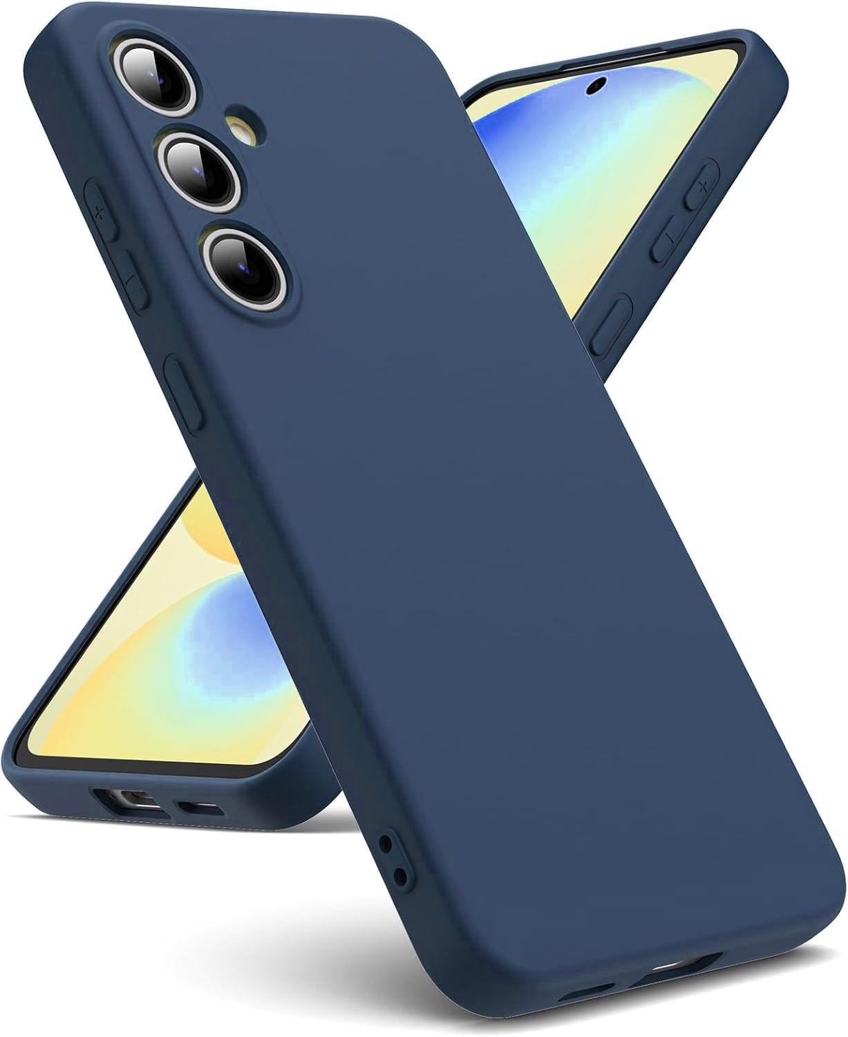 Forcell Samsung Galaxy S24 FE Soft Touch Θήκη Σιλικόνης - Blue