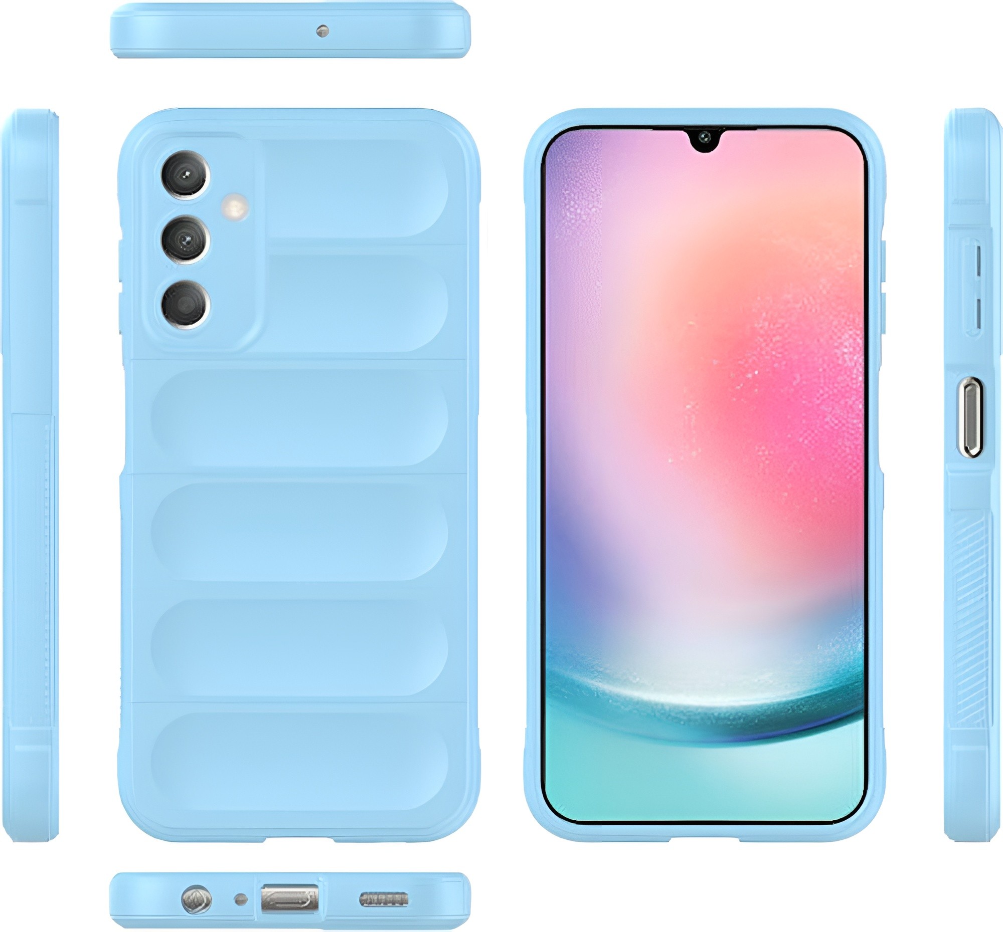 Techsuit Samsung Galaxy A25 5G Magic Shield Θήκη Σιλικόνης - Blue