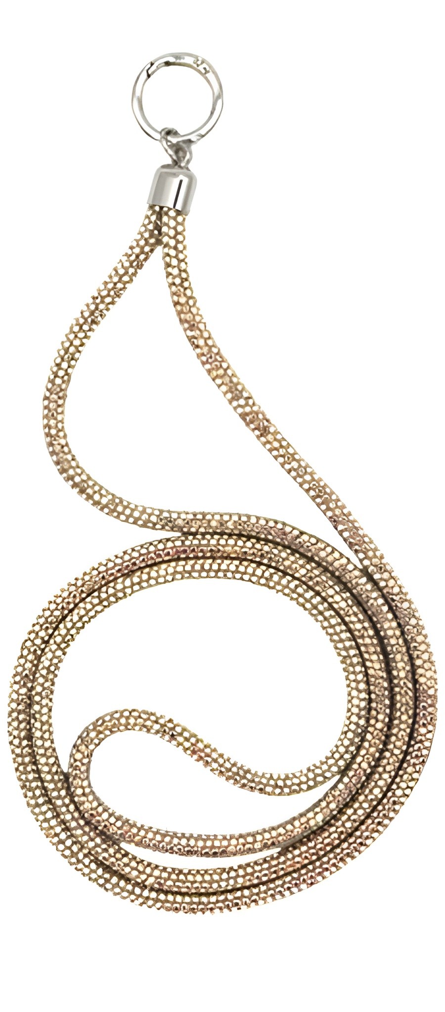 Universal Λουράκι Λαιμού για Smartphone Neck Strap With Hook And Ρhinestones For Smartphone Gold