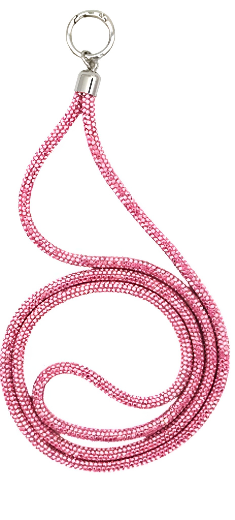 Universal Λουράκι Λαιμού για Smartphone Neck Strap With Hook And Ρhinestones For Smartphone Pink