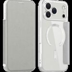 Techsuit iPhone 17 Pro Max SmartMag Θήκη Βιβλίο - Grey