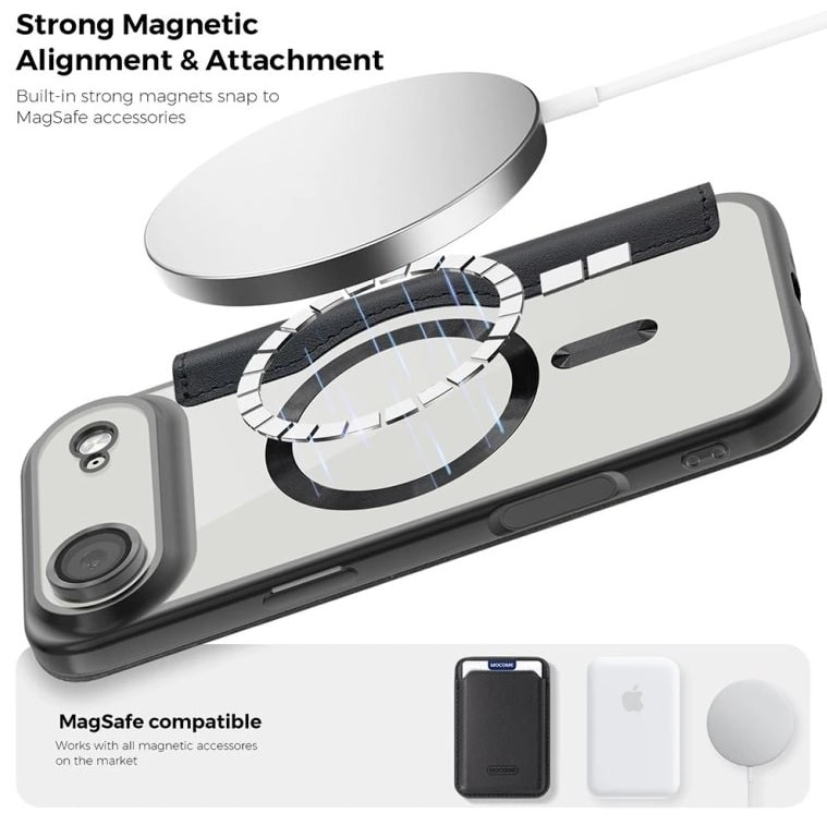 Techsuit iPhone 17 Air SmartMag Θήκη Βιβλίο - Pink