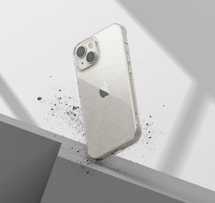 Techsuit iPhone 17 Air Sparkleskin Series Θήκη Σιλικόνης - Διάφανη με Γκλίτερ
