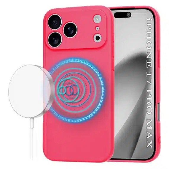 Techsuit iPhone 17 Pro MagSafe Softflex Θήκη Σιλικόνης - Hot Pink