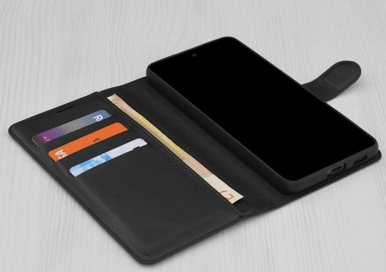 Techsuit iPhone 17 Pro Leather Folio Θήκη Βιβλίο - Black