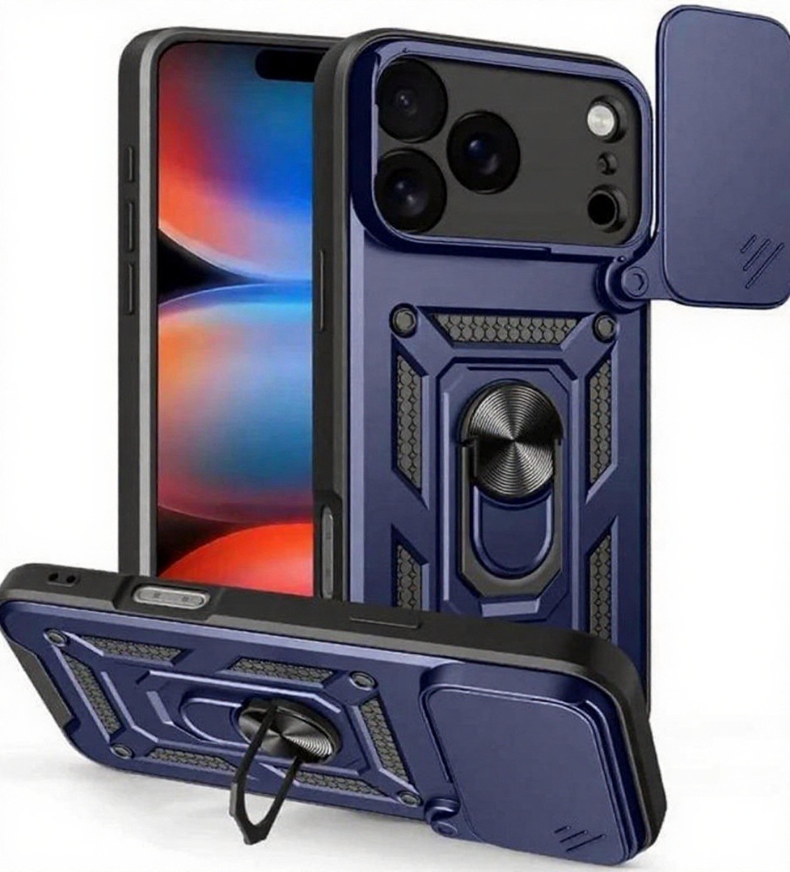 Techsuit iPhone 17 Pro Camshield Series Θήκη Σκληρή - Blue