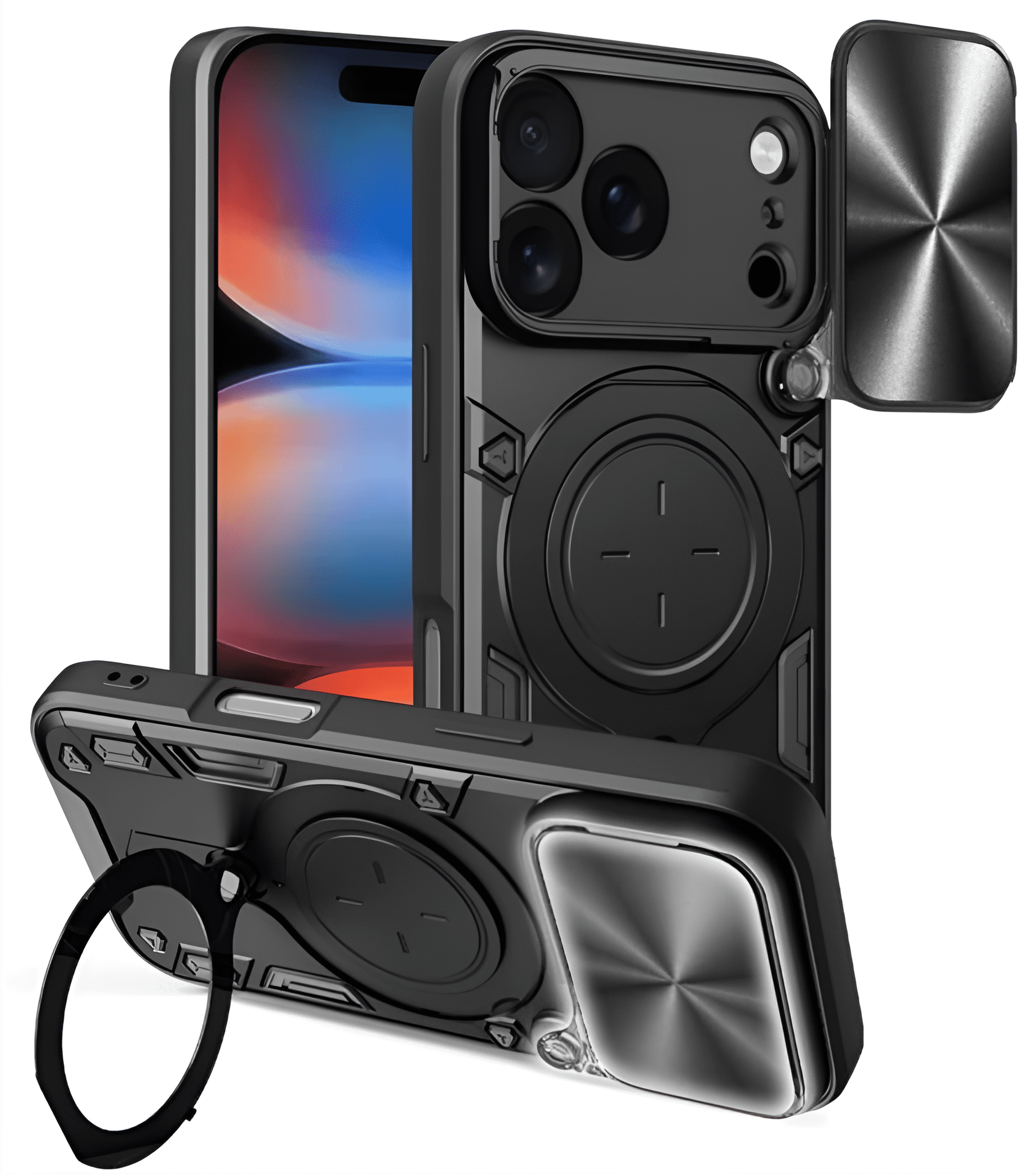 Techsuit iPhone 17 Pro Max Camguard Pro Θήκη Σκληρή - Black