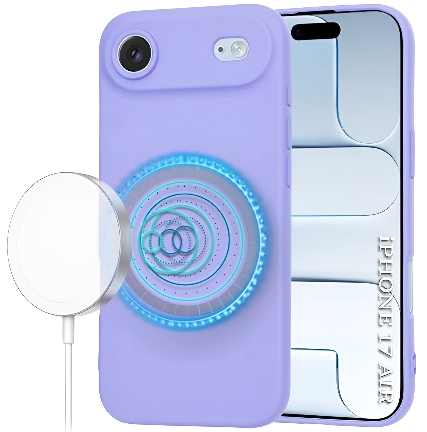Techsuit iPhone 17 Air MagSafe Softflex Θήκη Σιλικόνης - Light Purple