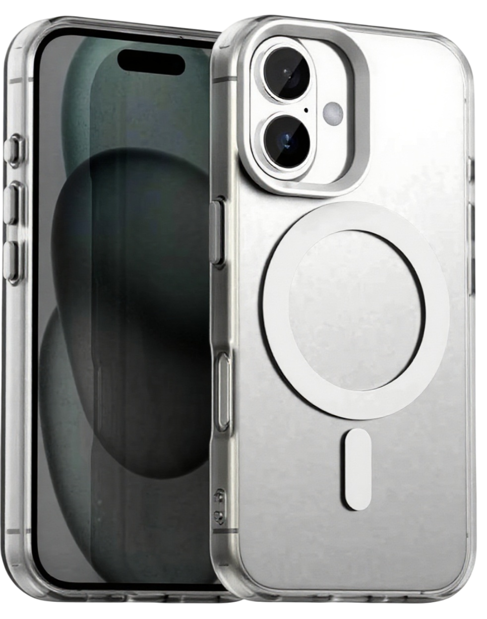 Techsuit iPhone 17 CandyCase MagSafe Θήκη με Πλαίσιο Σιλικόνης - White
